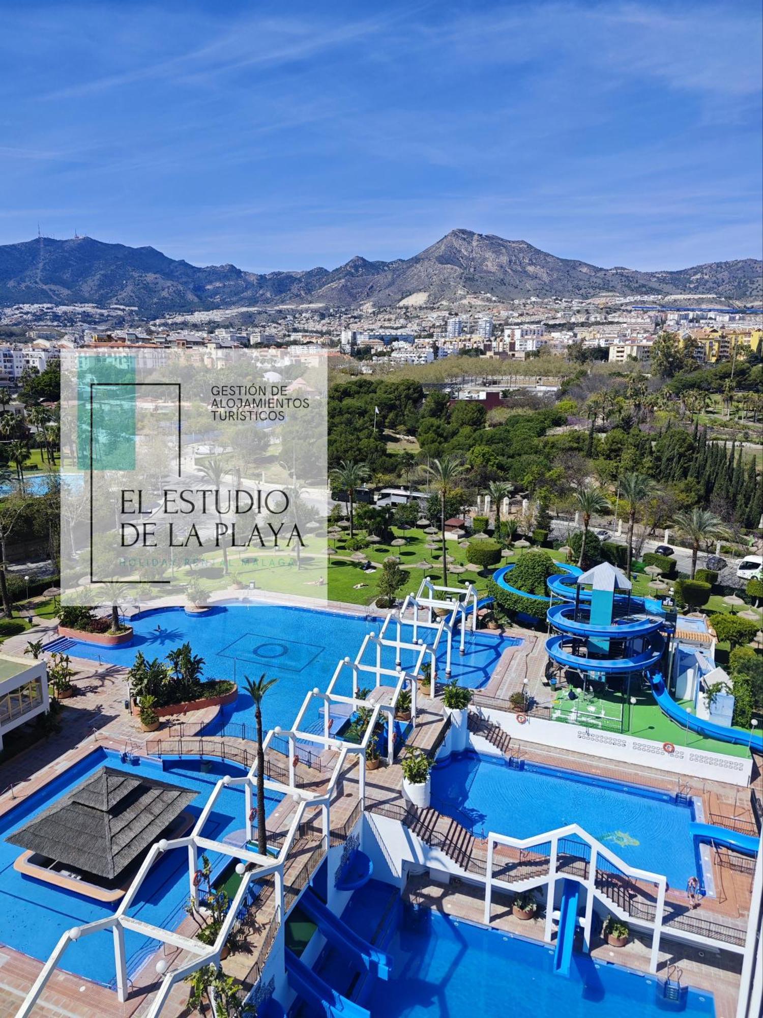 El Estudio De La Playa Benalbeach Vistas Al Mar Benalmádena Exterior foto